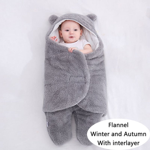 Soft Newborn Baby Wrap Blankets